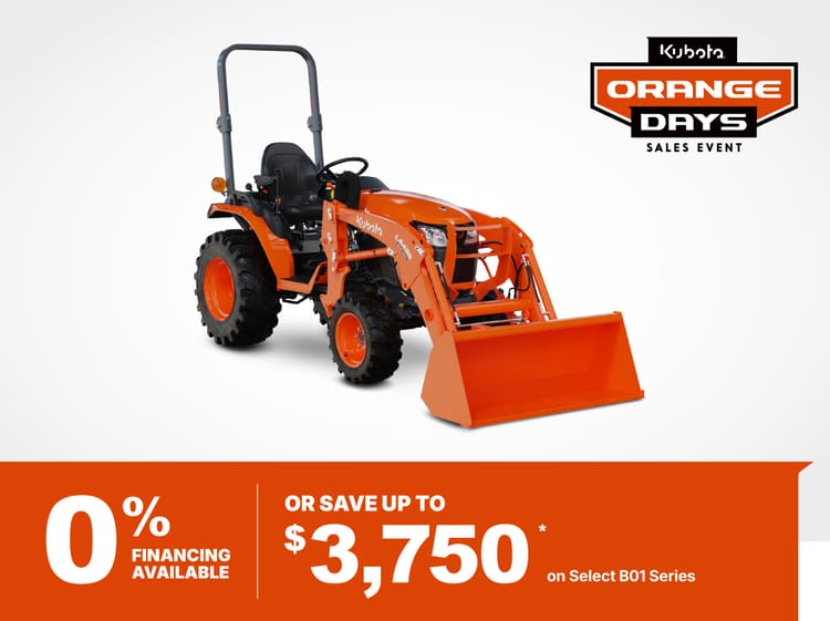 Save on B01 Series Tractors