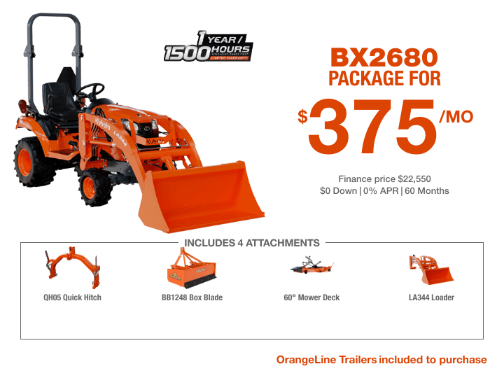 BX2680 Tractor Package