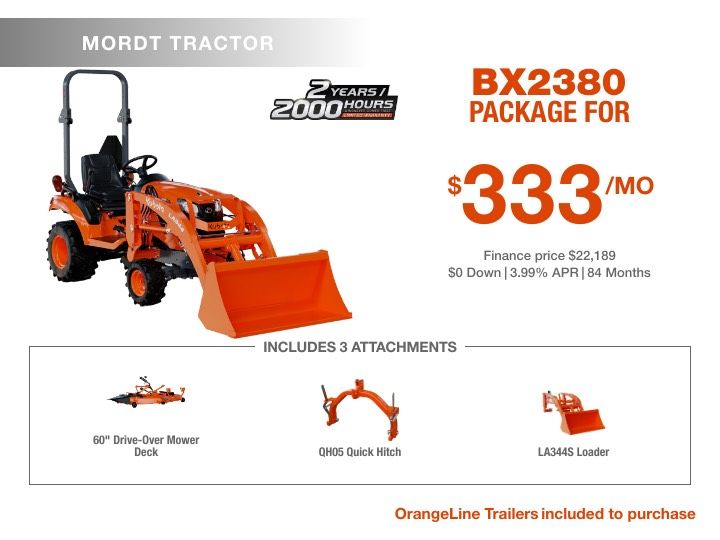 BX2380 Tractor Package